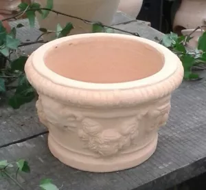 Blumentopf ø 18 cm Terracotta Garten Terrakotta Deko Schale Blumenkübel Übertopf - Bild 1 von 1