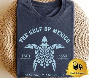 Gulf of Mexico Stay Salty Resistance Shirt, Resist Shirt, Anti Trump Shirt - Picture 1 of 9