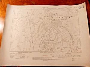 Original 1914 OS Sheet Tatsfield Cudham Biggin Hill South St Pimlico Aperfield - Picture 1 of 1