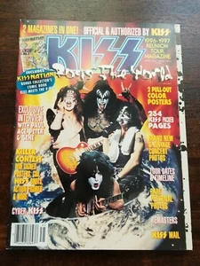 KISS Rocks The World 1996-1997 Reunion Tour Magazine Memorabilia  - Picture 1 of 5
