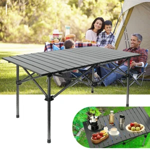 Campingtisch Alu Klapptisch 95x55cm Partytisch Gartentisch klappbar Camping DHL - Bild 1 von 8