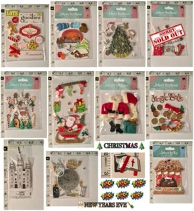 CHRISTMAS *Jolee’s Scrapbooking Embellishments *NEW OLD STOCK 2009* - Picture 1 of 34