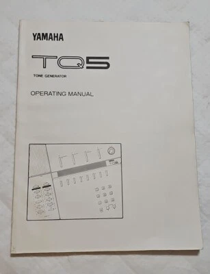 Yamaha TQ5 Original Manual del Propietario/Manual de Operación de Usuario para Generador de Tonos TQ5 Foto 1 de 4