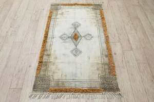 3x5 8x10 Area Rug, Traditional Cotton Carpet Brown Texture Rug, Floor Mat - Picture 1 of 12