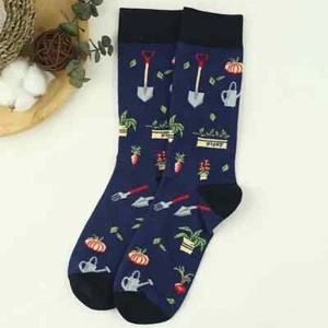 Novelty Gardening Socks UK 6-11 Spade/Herbs/Fork/Watering Can/Plants Gift NEW - Picture 1 of 1