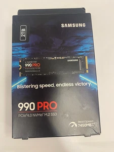 Samsung 990 PRO 2TB Internal SSD PCle Gen 4x4 NVMe MZ-V9P2T0B/AM/Fast Ship; - Afbeelding 1 van 6