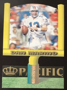 Tarjeta troquelada Dan Marino 1995 Pacific Crown Collection THE ZONE #Z-15 (5660) - Imagen 1 de 2
