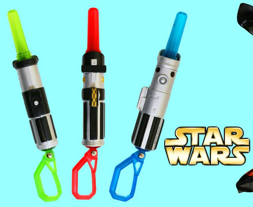 Star Wars Mini Azione Lite Spada Laser Portachiavi - Scegli il Tuo Design - Yoda - Immagine 1 di 1