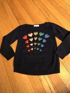 Girls Tucker & Tate Heart Sweater (size 4) - Picture 1 of 3