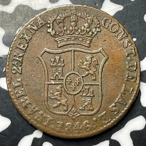 1846 Spain Catalonia 3 Quartos Lot#MK334 - Picture 1 of 2