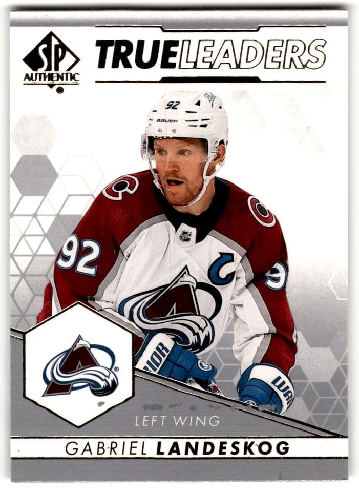 Gabriel Landeskog 2022-23 SP Authentic True Leaders #TL-1 Colorado Avalanche - Image 1 of 2
