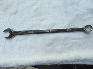 Snap-on 13/16" 12-Point SAE Flank Drive Plus Long Combination Wrench SOEXL26B - Picture 1 of 3