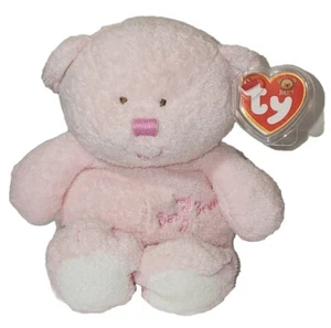 Ty Baby TY MY BABY BEAR PINK (8 Inch) MWMTs - 2005 Soft Stuffed Animal Plush Toy - Picture 1 of 8