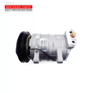 Compressor A/C for Isuzu NPR NPR-HD NQR 4HE1 4.8L 2001-2004 **2 Holes Rear Cap - Foto 1 di 4