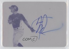 2012 Leaf Ultimate Draft Printing Plate Magenta 1/1 Albert Almora Auto 0t3