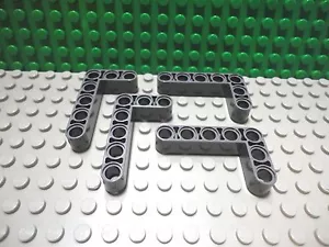 Lego 4 Gris Azulado Oscuro Technic 3x5 Grueso Elevador Forma de L NUEVO - Imagen 1 de 1