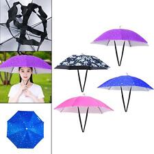 Umbrella Hat Folding rain caps Sun Protection 30inch for Adults and Kids
