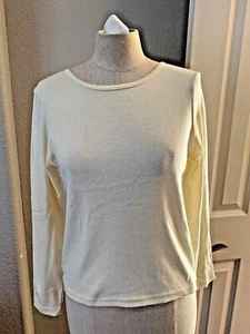 NEW Hart Street NEW Jr Girls Ivory Long Sleeve Top 36" Chest Size L XL 14/16 - Picture 1 of 5
