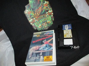 BLOODSTALKERS VINTAGE VHS (EX-RENTAL) RARE + FREE HORROR T'SHIRT - Picture 1 of 12