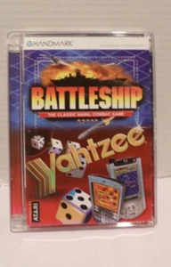 Handmark Battleship Yahtzee Atari Video Games CD Windows CD Rom Very Good - Picture 1 of 5