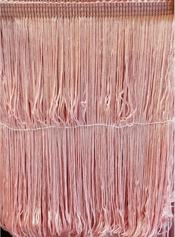 12" Rayon Chainette Fringe Trimming - 2 Continuous Yards - Many Colors! - Image 1 of 1