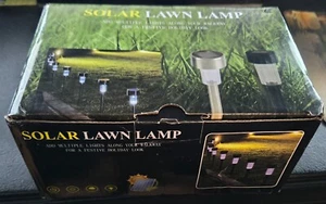 Solar Lawn Lamp LED Outdoor Light SB-1S 32cm x 4.6cm Yard Lighting Electronic - Picture 1 of 3