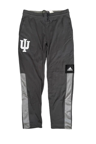 Adidas Indiana Hoosiers Swingman Warm Up Pants Gray Men’s Size Large EC4346 New Cover