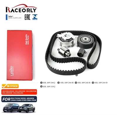 RACEORLY Timing Belt Kit For Volkswagen Beetle 2.0 TDI 5300550100 03L198119B CLJ - Image 1 of 4