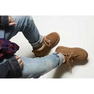UGG Neumel Chukka Wildleder Schnürstiefelette Fell gefüttert Winterschuh Gr. 3 - Bild 1 von 8