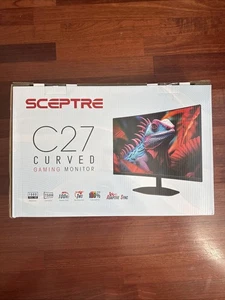 SCEPTRE C27 Curved Gaming Monitor Black - Picture 1 of 5