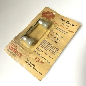 Cotton cordel power handle short pearl white dead stock good condition - Picture 1 of 4