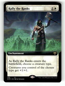 Rally the Ranks (Extended Art) Kaldheim 336 quasi nuovo - Foto 1 di 2