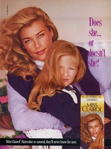 CLAIROL magazine AD #021 RARE 1988 ELAINE IRWIN Miss Clairol OOP - Picture 1 of 3