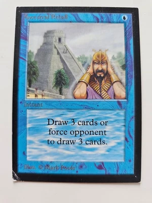 Magic the Gathering (MTG) Ancestral Recall International Edition MP - Image 1 of 2