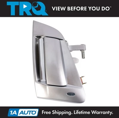 TRQ Front Right Exterior Door Handle Silver For 2009-2017 Nissan 370Z Foto 1 de 3