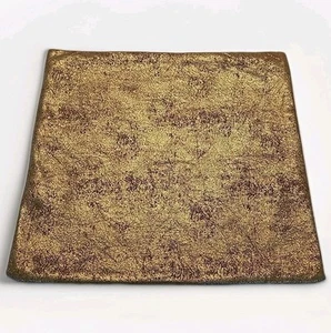 Funda de Almohada West Elm Gold Lamé 20x20" Cremallera Oculta - Imagen 1 de 9