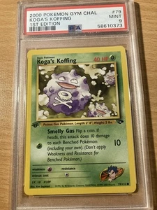 PSA 9 koga’s koffing 1st edition gym challenge 2000 - Picture 1 of 2
