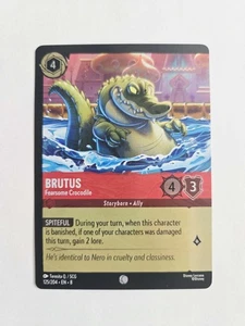 Brutus Fearsome Crocodile FOIL 125/204 - Reign of Jafar Lorcana - Picture 1 of 1