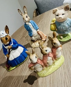 Peter Rabbit Beatrix Potter/Royal Doulton/Beswick/Royal Albert Figures Bunnies - Picture 1 of 24