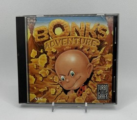 Pristine NEC TurboGrafx-16 Bonk's Adventure Game w/ Manual