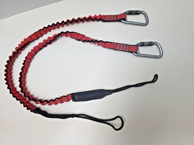 X2 Gripps Bungee Style Tool Tether w/ Locking Carabiner  15# 51" EUC - Image 1 of 4