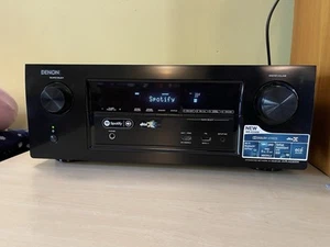 Denon AVR-X2200W 7.2ch AV Receiver 4K Bluetooth WiFi Dolby Atmos remote/cali mic - Picture 1 of 14