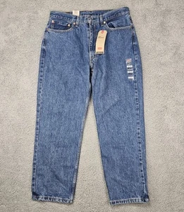 Levis 550 Jeans Men’s 34x30 Relaxed Fit Straight Leg 100% Cotton Denim Blue - Picture 1 of 15