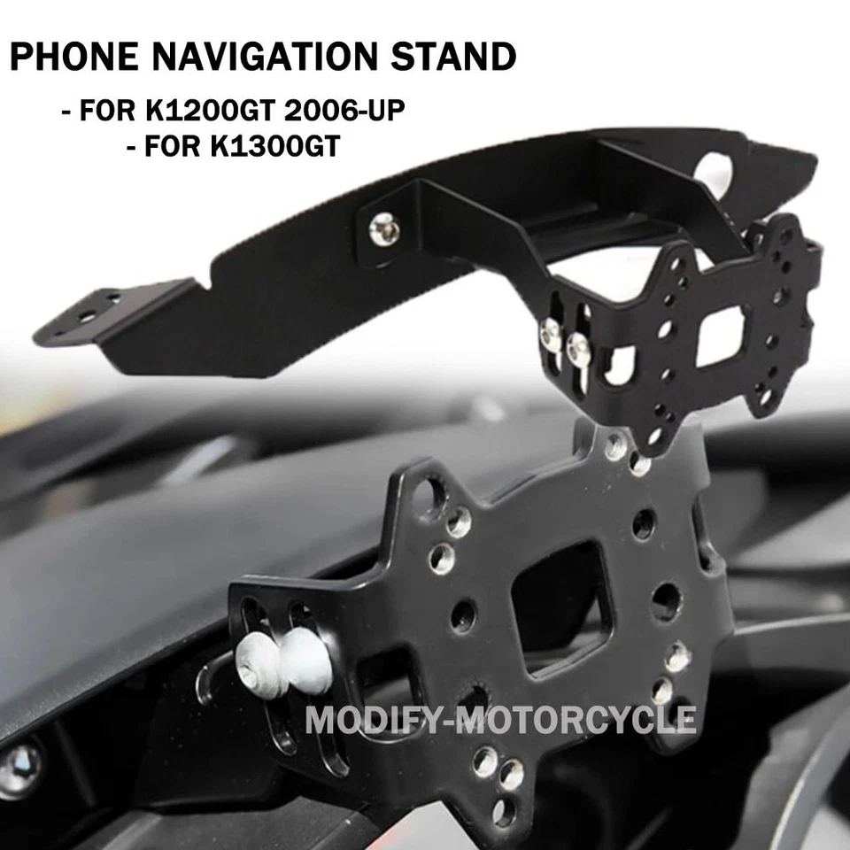 Para BMW K1200GT 2006-UP K1300GT Montajes GPS Teléfono Móvil Navegación Soporte Varilla Foto 1 de 4
