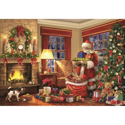 CLEMENTONI® CLEMENTONI Der Besuch des Weihnachtsmanns Puzzle 1000 Teile