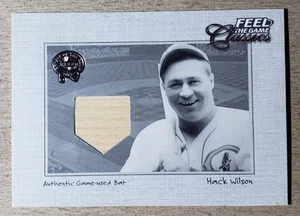 2001 Fleer Feel the Game Classics Hack Wilson Game Used Bat Chicago Cubs - Picture 1 of 2