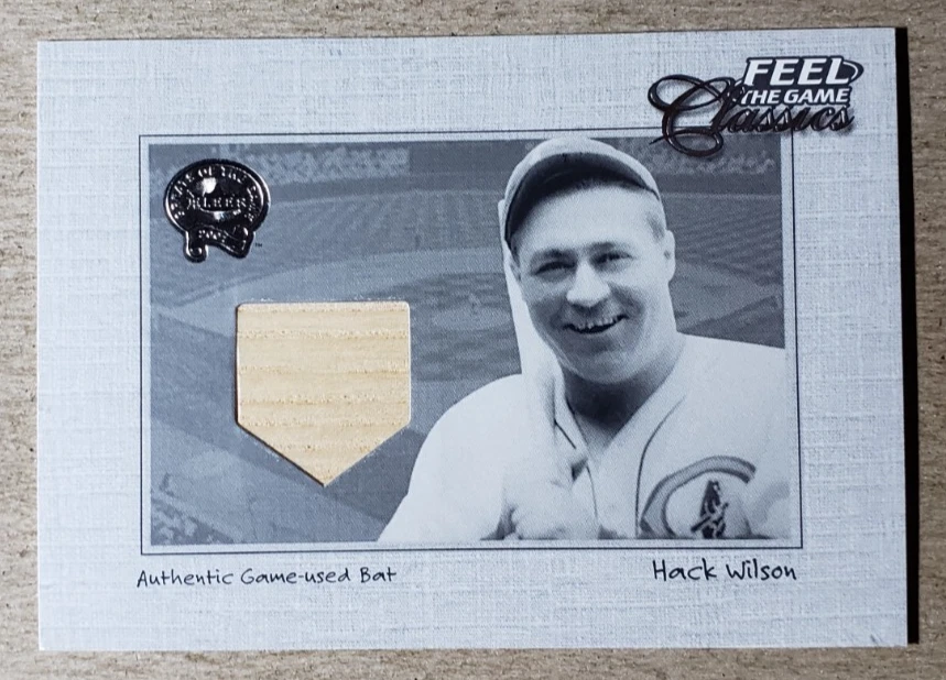 2001 Fleer Feel the Game Classics Hack Wilson Game Used Bat Chicago Cubs - Image 1 of 2