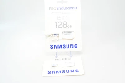 Lote de 2 tarjetas flash microSDXC SAMSUNG PRO Endurance 128 GB - MB-MJ128KA/AM #G195 Foto 1 de 4