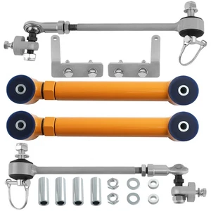 Brazos de control inferiores delanteros ajustables + elevación de 3,5"-6" desconexiones rápidas para Jeep - Imagen 1 de 19