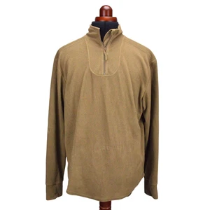 British Army Thermal Fleece Combat Undershirt 180/100 L Olive Base Layer Top - Picture 1 of 6